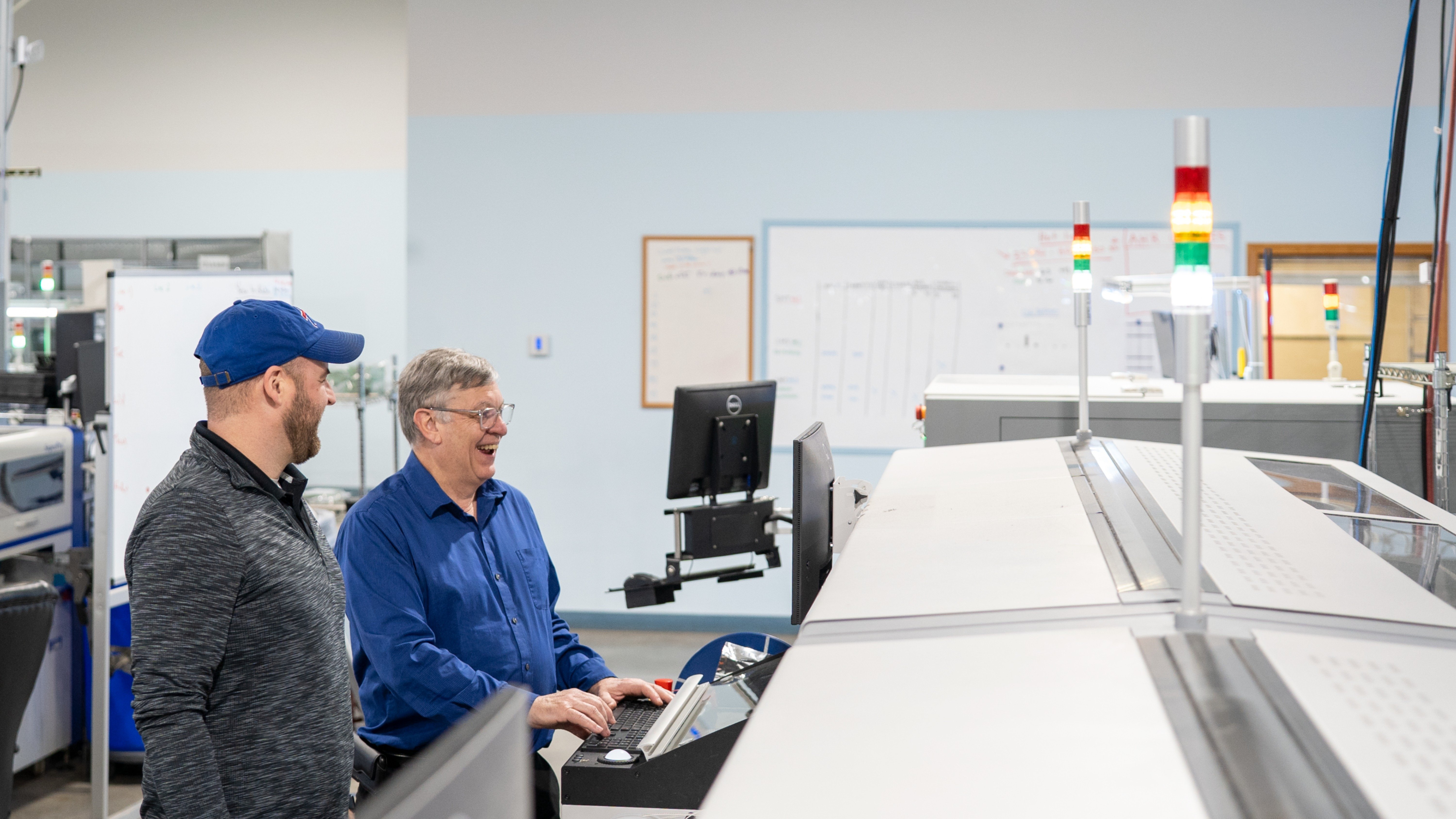 Z-AXIS staff on a Mycronic pick-and-place machine